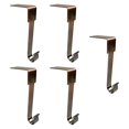 thumbnail image 3 of S SERENABLE 5Pcs Christmas Stockings Holder Fireplace Stocking Hanger Stocking Holders for Mantle for Hang Christmas Stockings Xmas Decor Style C, 3 of 8