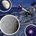 thumbnail image 4 of Telescopio astronómico FLhrweasw Vista de la luna Observación de estrellas Monocular Ayuda para experimentos educativos Nuevo, 4 of 9