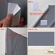 thumbnail image 2 of Pantalla de proyector portátil plegable con capa de metal resistente a la luz para películas caseras, 2 of 7
