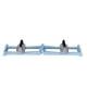 thumbnail image 1 of Equipo para ejercicios de piernas,Equipo de ejercicio para piernas Máquina para entrenar el suelo pélvico,Dispositivo de adelgazamiento de piernas plegable Máquina de fitness para Azul, 1 of 8