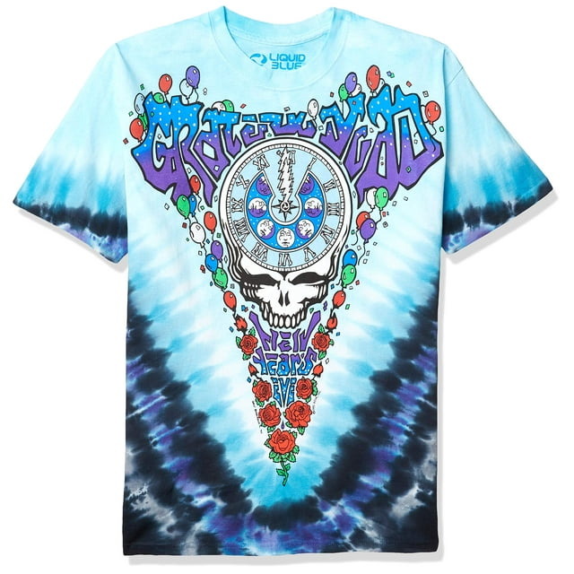 Liquid Blue Men's Midnight Hour T-Shirt, Tie Dye, X-Large