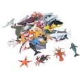 thumbnail image 4 of Juguetes en miniatura, 48 piezas de animales marinos, juguetes de plástico, animales marinos, animales pequeños, juguetes de estética elegante, 4 of 14