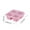 🔥 Pink_Base#7092, variant on Bento Box 4 Compartments Reusable Meal Prep Container | Divided Plastic Food Storage | Leak-Resistant | BPA-Free | Microwave-Freezer-Dishwasher Safe | 6.5x6.1x2.17in | for Work Travel Home