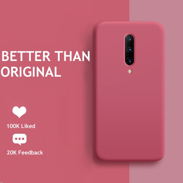 Ultra Thin Liquid Silicone Original Case For Oneplus 7 T Pro 6 6T 5 5T 8 Nord One Plus 7T Pro Soft Candy Cover Protection Bumper