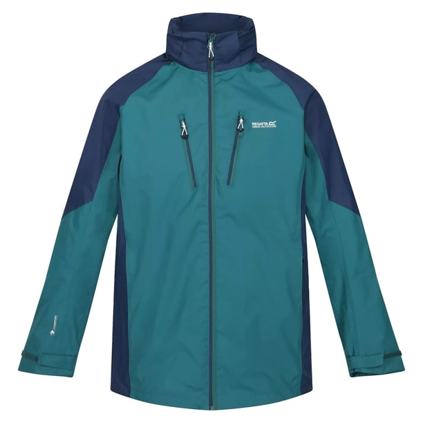 Regatta - Chaqueta Calderdale IV Impermeable para Hombre (Rojo Chino, Rojo Oscuro) Regatta UTRG5965_chinesereddarkred
