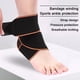 thumbnail image 2 of Soporte de tobillo, tobillera ajustable, material transpirable, elástico y cómodo., 2 of 6