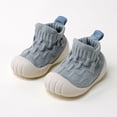 thumbnail image 2 of Ferjadq Baby Sock Shoes Soft Rubber Sole Non Slip Knit Upper Indoor Outdoor Learning Walk Socks for Infant Blue,2-3 Years, 2 of 7
