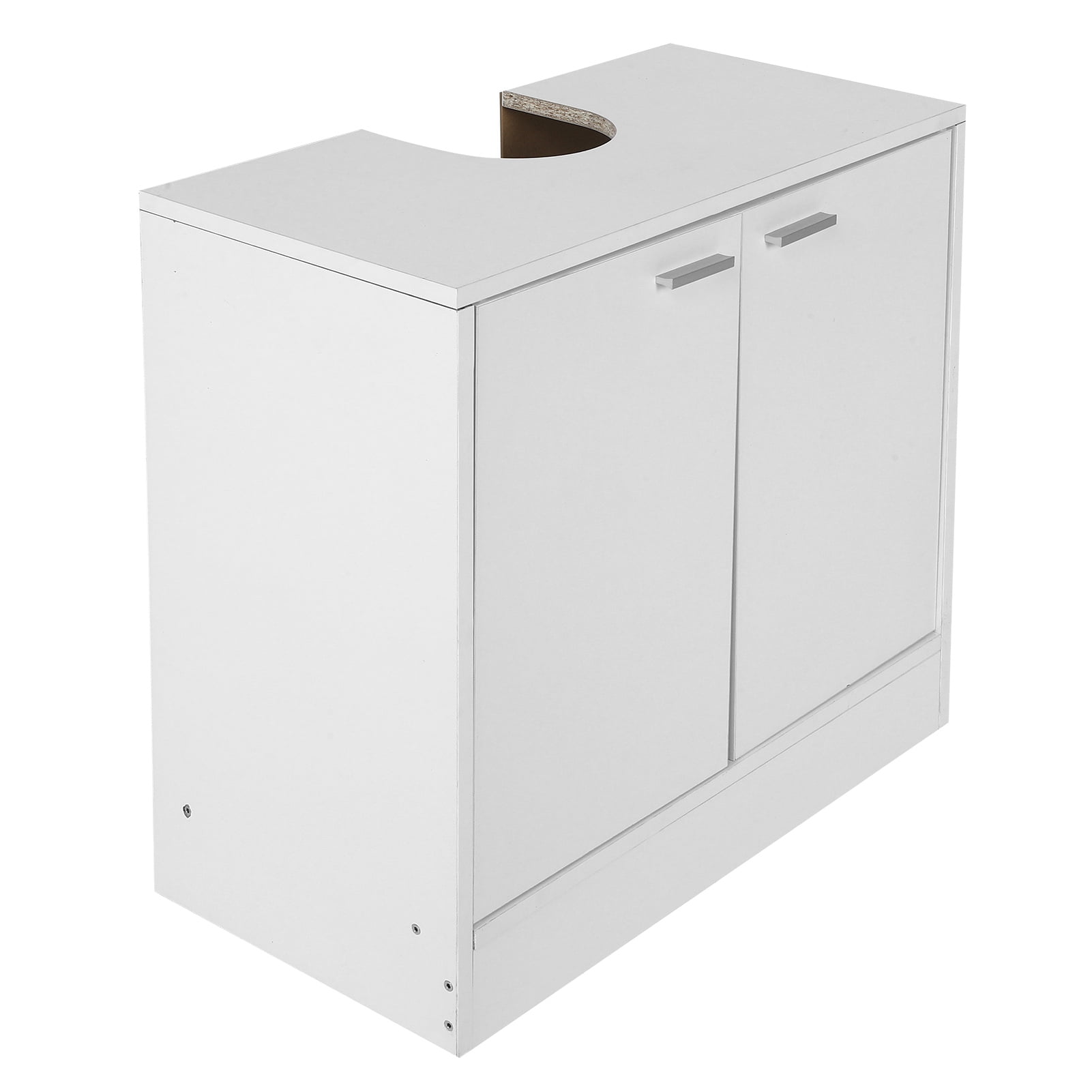 Zyyini Pedestal Under Sink Storage Bathroom Vanity with 2 Doors