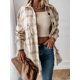 thumbnail image 1 of Camisa y chaqueta de manga larga a cuadros retro informal holgada de otoño e invierno de celebridades de Internet ins europeas y americanas para mujer, 1 of 4