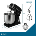 thumbnail image 2 of Batidora De Pedestal 12 Lt | Bowl Acero Comercial Industrial 60 Hz 127V | Incluye Tazón y Accesorios | 6 Velocidades, 2 of 5