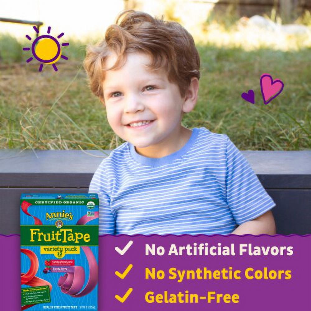 Annie's Fruit Tape Variety Pack Fruit Snacks - 12ct - Pack of 2