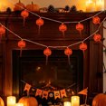 thumbnail image 6 of Halloween String Lights 59.06 in Multicolor Spherical LED Battery Operated Spooky Fairy Lights for Indoor Outdoor Yard Fence Party Decoration, 6 of 6