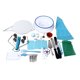 thumbnail image 1 of Kit de 140 piezas para decoración de tartas, plato giratorio, mangas pasteleras, puntas, espátula, raspador, nivelador, accesorio para hornear para fiesta de cumpleaños, 1 of 15