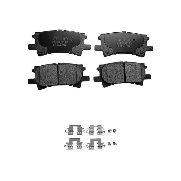 Rear Ceramic Brake Pad Kit For 2004-2006 Lexus RX330 Base