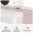 thumbnail image 4 of Mantel de plástico de 3 piezas, manteles de fiesta desechables, decoraciones de puntos dorados, impermeable, 54 pulgadas x 108 pulgadas, 4 of 5