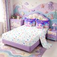 thumbnail image 3 of Manfei 3D-Printed Axolotl 7-Piece Twin Bedding,Cute Animals Print Bedding Comforter Set,Colorful Stars Reversible, 3 of 7