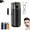 Black, variant on Materiatl Portable Nose Hair Trimmer, Rufenpurify Portable Nose Hair Trimmer For Men, Noses Hair Trimmers For Men Waterproof, Rechargeable, Painless Trimming, Detachable Head, Dual Edge Blade