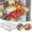 white#2198, variant on Refrigerator Drawer Storage Box, Clear Food Container for Fridge Organization and -Reducing Food Preservation