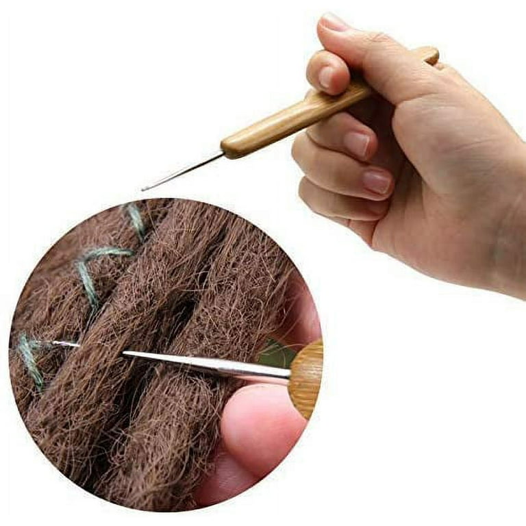 Dreadlocks Crochet Hooks for Hair 0.5mm (1 Hook, 2 Hooks, 3 Hooks) Crochet  Needles for Hair Dreadlock Hair Weaving Dreadlock Hooks Tool Set