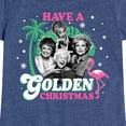 thumbnail image 3 of Golden Girls - Have A Golden Christmas - Toddler And Youth Girls Short Sleeve Graphic T-Shirt, 3 of 5