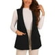 thumbnail image 1 of CHALECO SASTRE SIN MANGAS DE CUELLO CHALECO ABIERTO PARA MUJERES INSPIRAR CHIC M NEGRO, 1 of 5
