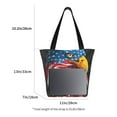 Xecao Eagle Head With American Flag for Tote Bag for Women Tote