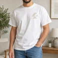 thumbnail image 2 of Men's Faith Graphic T-Shirt, God Has A Plan Scripture Tee, Short Sleeve Cotton Crewneck, 2 of 9