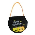 thumbnail image 2 of Mornei Halloween Trick or Treat Bag Kids Gifts Bag Multipurpose Halloween Candy Basket Two Pumpkins, 2 of 9