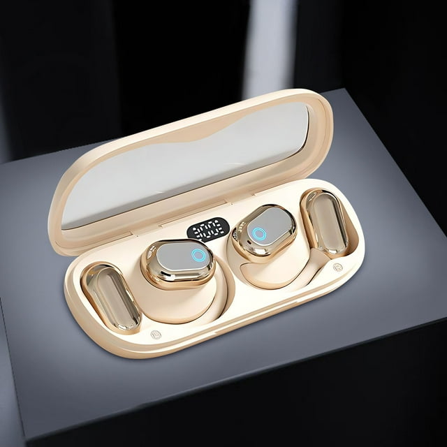 Écouteurs Sans Fil, Écouteurs Bluetooth à Réduction de Bruit, Conception Sportive Intra-Auriculaire, Longue Autonomie, Haut-Parleurs à Diaphragme Métallique, Qualité Sonore HD, Bluetooth 5.4, Appel Binaural, Faible Latence