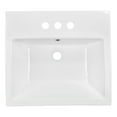 thumbnail image 3 of American Imaginations AI-18079 20.5 in. Rectangle Above Counter White Vessel for 3H4 in. Center Drilling, 3 of 4