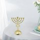 thumbnail image 4 of Portavelas Hanukkah Menorahs con 7 ramas, regalo de vacaciones para dormitorio, sala de estar, fiesta, 4 of 9