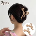 thumbnail image 2 of 2 unidades de pinzas para el pelo con lazo y cinta, accesorios para el pelo de mujer, horquillas, diademas y pinzas con cinta, 2 of 5