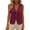 Hot Pink, variant on Women Summer Tie Front Eyelet Tank Tops Trendy Floral Vest Sleeveless V Neck Dressy Blouse Vacation Clothes Blue S(S)
