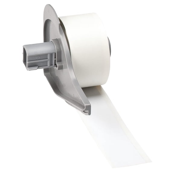 Brady Continuous Label Stock, White, Gloss, 1 in W M7C-1000-595-WT