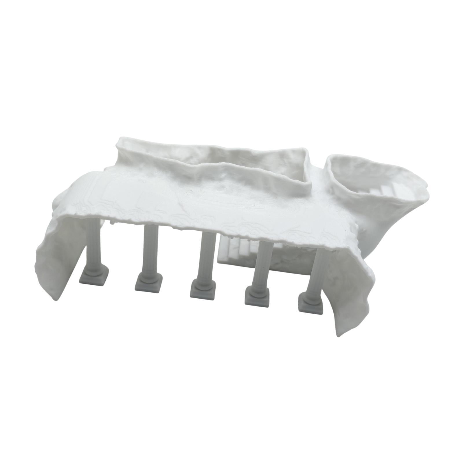 Bvdfgk Aquarium Roman Column Cave Aquarium Decor Fish Tank Accessories Fish Hideout for L White