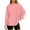 A-Light Pink1034, variant on XIAOCHA Women's Oversized Sweatshirt Crew Neck Long Sleeve Curved Hem Top Soft Relaxed Casual Everyday Shirt