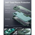 thumbnail image 3 of Funda ESR para iPhone 16 Plus con cristal templado verde transparente, 3 of 9