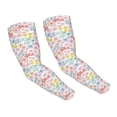 thumbnail image 2 of Goofa Retro Floral Pattern UV Sun Protection Arm Sleeves, UPF 50 Sports Cooling Arm Compression Sleeves for Men Women Teenager, 2 of 8