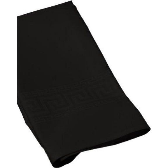 Elegant Greek Key Design Damask Napkins, 21"x21", 100% Cotton, Set of 4, Various Color Available.