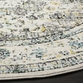 thumbnail image 7 of SAFAVIEH Evoke Teale Traditional Bordered Area Rug, Grey/Gold, 6'7" x 6'7" Round, 7 of 7