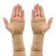 thumbnail image 1 of Muyoka 2 piezas de vendaje de muñeca para mujer y manga de mano, color beige, guantes de apoyo para la mano, pulgar, mano, muñequera, correa, guante, muñequera elástica con correa para esguinces, lesi Muyoka Hogar, 1 of 2