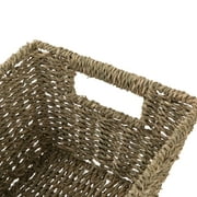 Mainstays Natural Handwoven Seagrass Basket, Rectangle