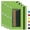 Green, variant on Fmxomd Pencil Pouch for 3 Ring Binder, Large Pencil Case Pouch with 3 Reinforced Grommets, Pen Bag, Clear Window Pencil Case, Binder Cosmetic Bag, Sky Blue(1Pack)