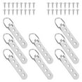 thumbnail image 6 of Raindrops 8pcs Heavy Duty D-Ring Picture Hangers With Screws Metal Frame Hanging Hardware For Photo Frames Artwork Mirrors For Home Decor, 6 of 8