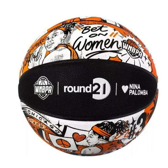 Round 21 WNBPA Voices 28.5" Basketball