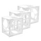 thumbnail image 3 of GOOHOCHY Caja medidora de globos de plástico, herramienta de medición de tamaño de globo, caja de probador de 11 agujeros, 3 uds., 3 of 7
