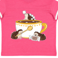 thumbnail image 4 of Inktastic Cute Hot Chocolate Hedgehogs Boys or Girls Toddler T-Shirt, 4 of 5