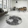 thumbnail image 3 of Ahgly Company Indoor Rectangle Patterned Dark Gray Area Rugs, 2' x 4', 3 of 6