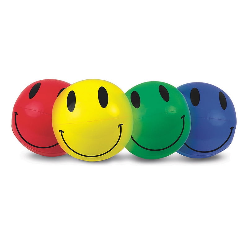 Poolmaster 16" Smile Play Beach Balls - 4pk