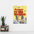 thumbnail image 2 of War WWII USA Avenge Pearl Harbor Uncle Sam Extra Large XL Wall Art Poster Print, 2 of 3